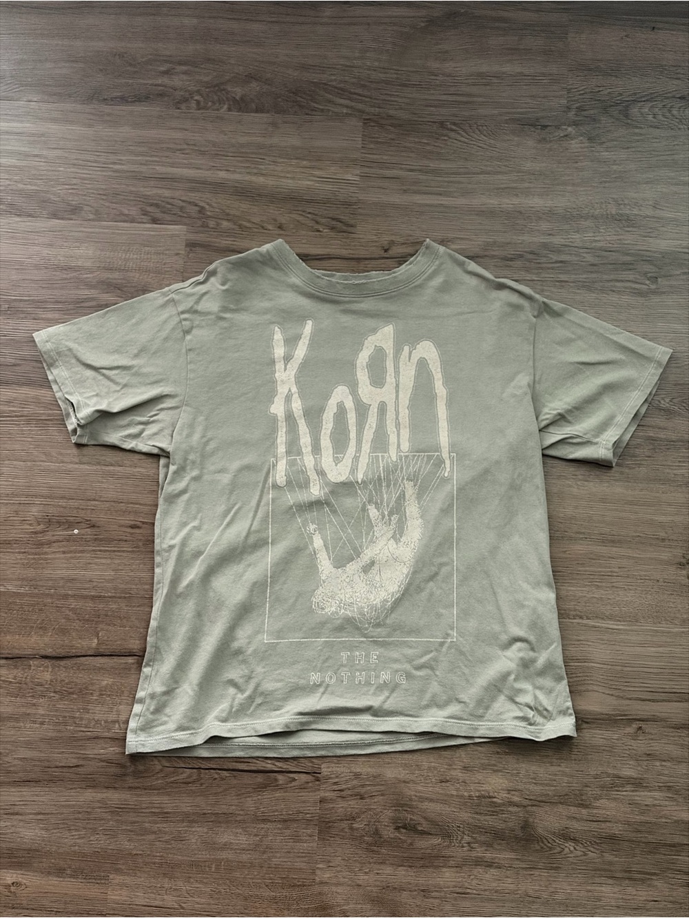 H&M Women’s Korn Oversized Nu Metal 100% Cotton Band Tee Size XS